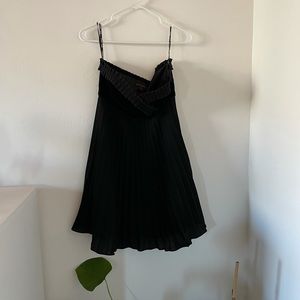 Betsy Johnson Black Strapless Mini Dress